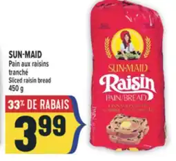 Marché Adonis SUN-MAID Pain aux raisins tranché | SUN-MAID Sliced raisin bread offer