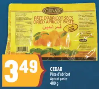 Marché Adonis CEDAR Pâte d'abricot | CEDAR Apricot paste offer