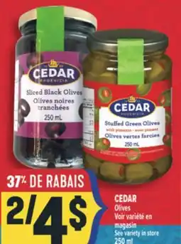 Marché Adonis CEDAR Olives offer