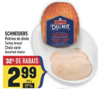 Marché Adonis SCHNEIDERS POITRINE DE DINDE | TURKEY BREAST offer