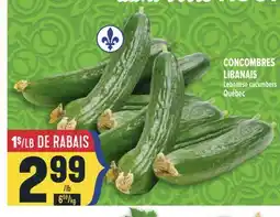 Marché Adonis CONCOMBRES LIBANAIS | LEBANESE CUCUMBERS offer