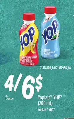 Provigo YOPLAIT YOP , (200 mL) offer