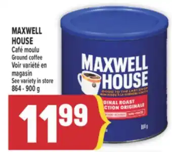 Marché Adonis MAXWELL HOUSE Café moulu | MAXWELL HOUSE Ground coffee offer