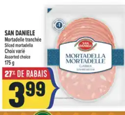 Marché Adonis SAN DANIELE Mortadelle tranchée | Sliced mortadella offer