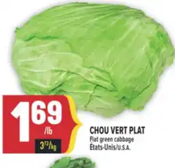 Marché Adonis CHOU VERT PLAT | FLAT GREEN CABBAGE offer