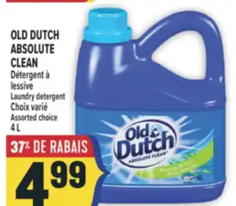 Marché Adonis OLD DUTCH ABSOLUTE CLEAN Détergent à lessive | OLD DUTCH Laundry detergent offer