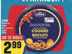 Marché Adonis CEDAR BISCUITS AU BEURRE | BUTTER FLAVOURED COOKIES offer