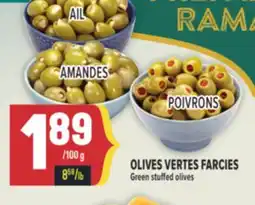 Marché Adonis OLIVES VERTES FARCIES | GREEN STUFFED OLIVES offer