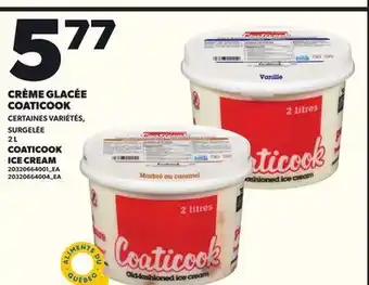 Provigo CRÈME GLACÉE COATICOOK, 2 L offer