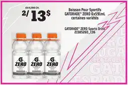 Provigo BOISSON POUR SPORTIFS GATORADE ZERO, 6X591ML offer