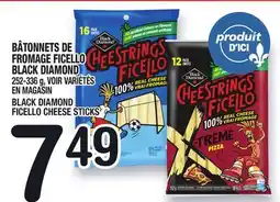 Marche Ami BÂTONNETS DE FROMAGE FICELLO BLACK DIAMOND | BLACK DIAMOND FICELLO CHEESE STICKS offer