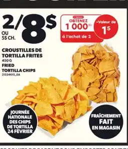 Provigo CROUSTILLES DE TORTILLA FRITES, 450 G offer