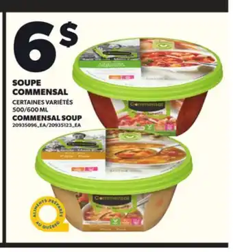 Provigo SOUPE COMMENSAL, 500/600 ML offer