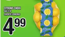 Marche Ami CITRONS CHOIX | CHOICE LEMONS offer