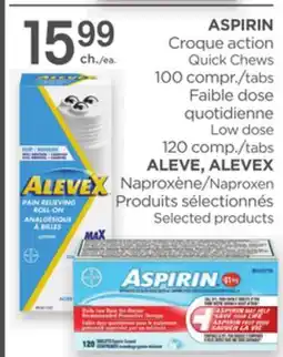 Proxim ASPIRIN, ALEVE, ALEVEX offer