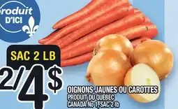 Marche Ami OIGNONS JAUNES OU CAROTTES offer