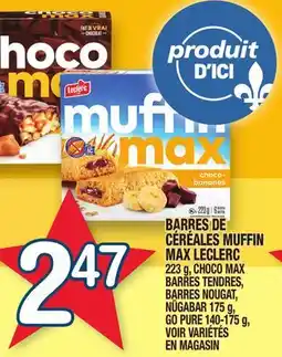 Marche Ami BARRES DE CÉRÉALES MUFFIN MAX LECLERC offer