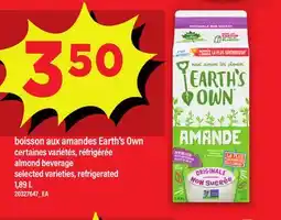 Maxi BOISSON AUX AMANDES EARTH'S OWN, 1,89 L offer