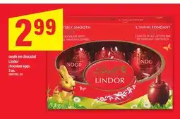 Maxi OEUFS EN CHOCOLAT LINDOR, 3 UN offer