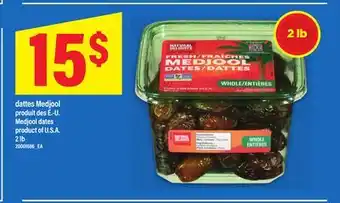 Maxi DATTES MEDJOOL PRODUIT DES. PRODUIT É U MEDJOOL DATES, 2 LB offer