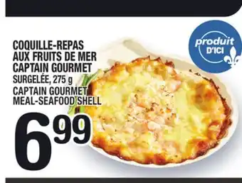 Marche Ami COQUILLE-REPAS AUX FRUITS DE MER CAPTAIN GOURMET | CAPTAIN GOURMET MEAL-SEAFOOD SHELL offer