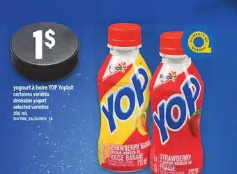 Maxi YOGOURT À BOIRE YOP YOPLAIT, 200 ML offer