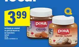 Maxi TARTINADE AU CARAMEL AU GOÛT DE BEURRE OU AU SUCRE DORA SPREAD, 425 G offer