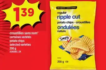 Maxi Croustilles sans nom certaines variétés | potato chips selected varieties 200 g offer