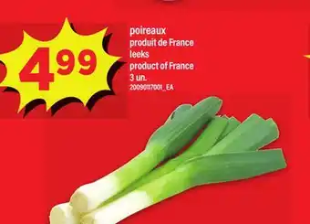 Maxi poireaux produit de France | leeks product of France 3 un offer