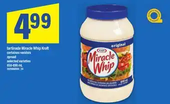 Maxi TARTINADE MIRACLE WHIP KRAFT, 650-890 ML offer