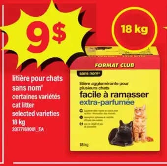 Maxi LITIÈRE POUR CHATS SANS NOM ,18 kg offer