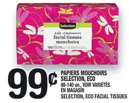 Marche Ami PAPIERS MOUCHOIRS SELECTION, ECO | SELECTION, ECO FACIAL TISSUES offer