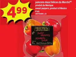 Maxi POIVRONS DOUX DÉLICES DU MARCHÉ | SWEET PEPPERS, 4 UN offer