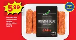 Maxi SAUCISSES DALISA, 375/450 g offer