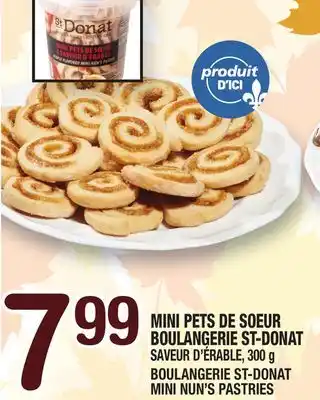 Marche Ami MINI PETS DE SOEUR BOULANGERIE ST‑DONAT | BOULANGERIE ST-DONAT MINI NUN'S PASTRIES offer