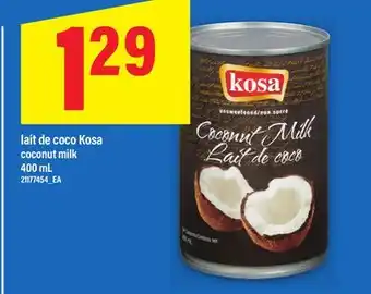 Maxi lait de coco Kosa, 400 mL offer