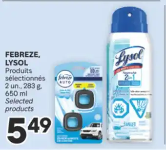 Brunet FEBREZE, LYSOL Produits sélectionnés offer