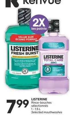 Brunet LISTERINE Rince-bouches sélectionnés offer