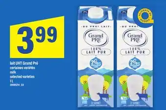 Maxi LAIT UHT GRAND PRÉ, 1 L offer