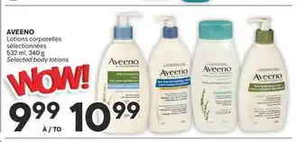 Brunet AVEENO Lotions corporelles body lotions offer