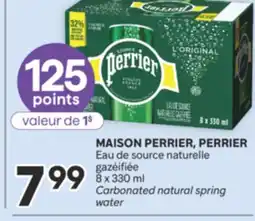 Brunet MAISON PERRIER, PERRIER Eau de source naturelle gazéifiée offer