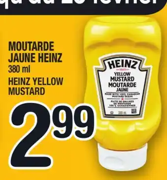 Marche Ami MOUTARDE JAUNE HEINZ | HEINZ YELLOW MUSTARD offer