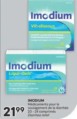 Brunet IMODIUM Médicaments pour le soulagement de la diarrhée offer