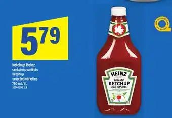 Maxi KETCHUP HEINZ, 750 mL/1 L offer