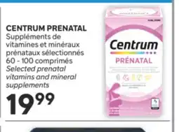 Brunet CENTRUM PRENATAL Suppléments de vitamines et minéraux prénataux sélectionnés offer