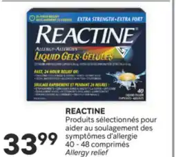 Brunet REACTINE Produits sélectionnés pour aider au soulagement des symptômes d'allergie offer