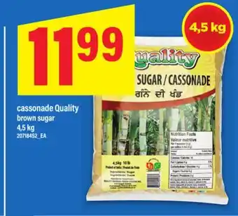 Maxi CASSONADE QUALITY BROWN SUGAR, 4,5 kg offer