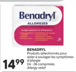 Brunet BENADRYL Produits sélectionnés pour aider à soulager les symptômes offer