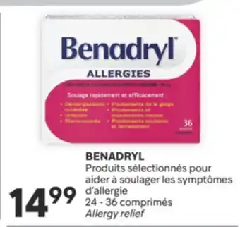 Brunet BENADRYL Produits sélectionnés pour aider à soulager les symptômes offer