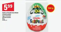 Maxi ŒUFS OU CHOCOLAT UOVO KINDER, 184 g offer